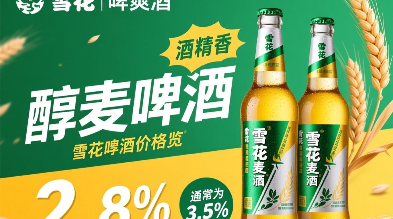 雪花醇麦啤酒的价格是多少？不同地区的售价情况如何？-第1张图片-鸿之腾酒家