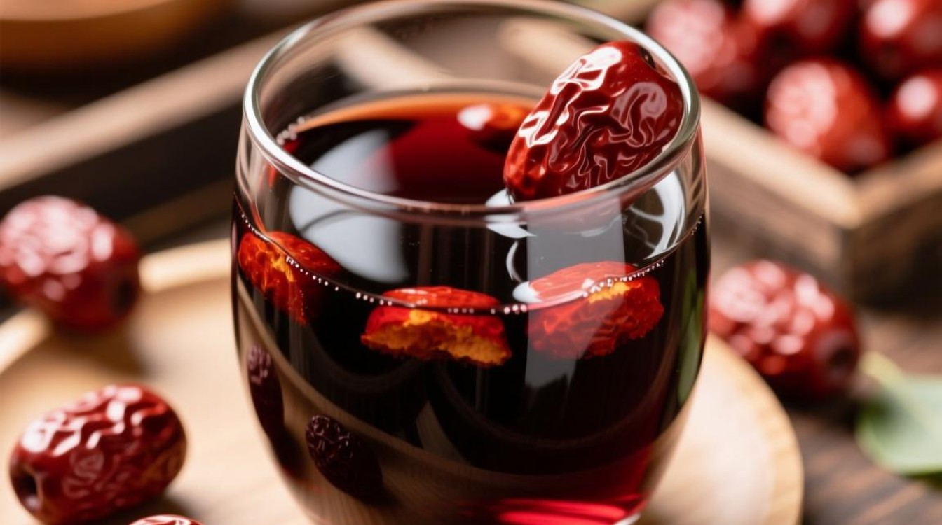 红枣泡红酒的功效是什么？-第2张图片-鸿之腾酒家