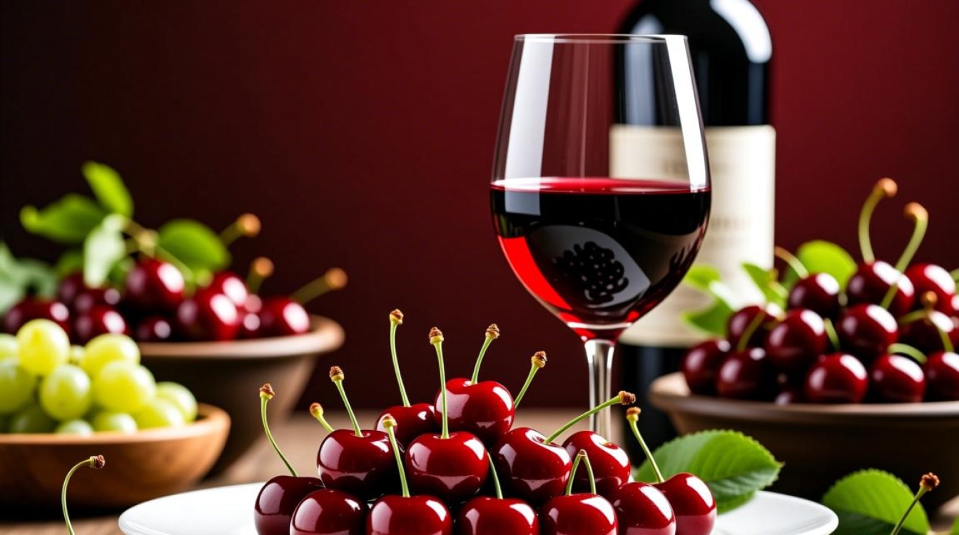红酒配樱桃，这样的搭配有何独特之处？-第1张图片-鸿之腾酒家