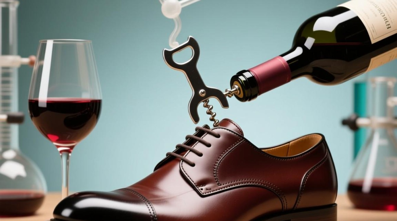 皮鞋如何开红酒？揭秘神奇开瓶原理！-第3张图片-鸿之腾酒家