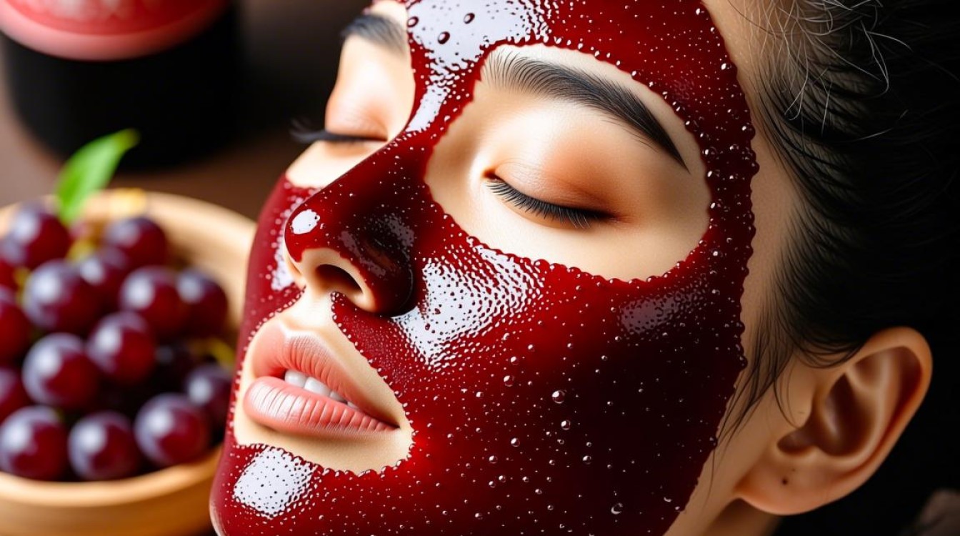 红酒面膜的制作方法是怎样的？-第1张图片-鸿之腾酒家