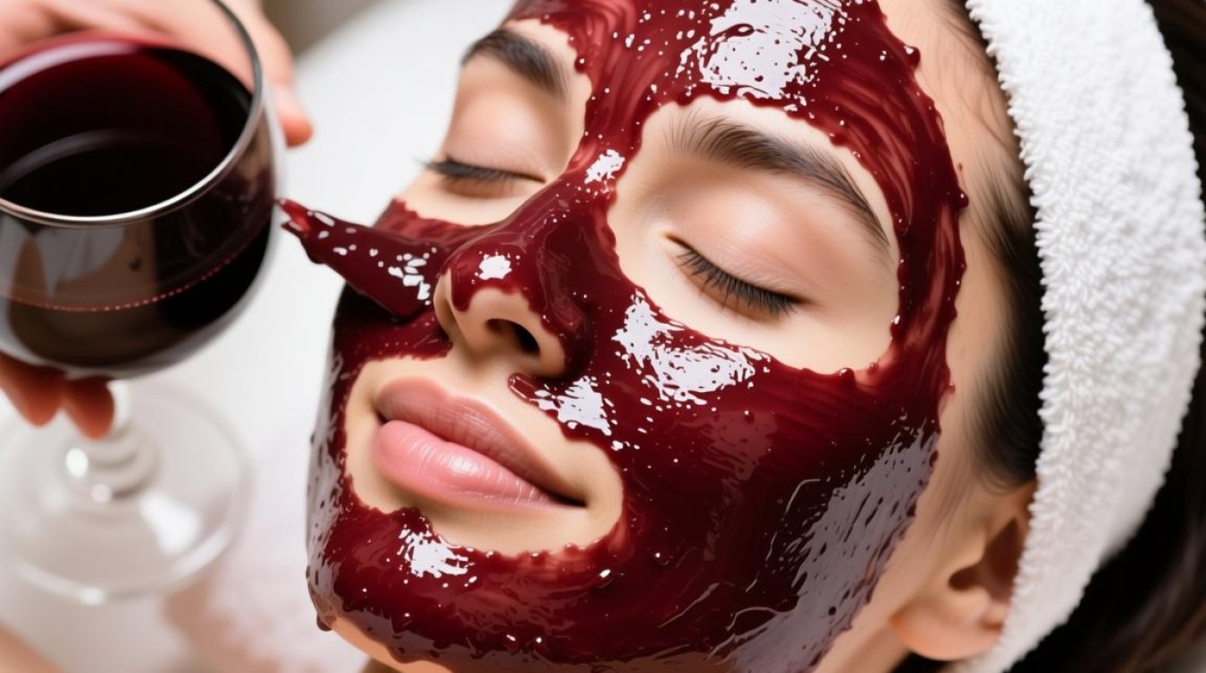 红酒面膜的制作方法是怎样的？-第3张图片-鸿之腾酒家