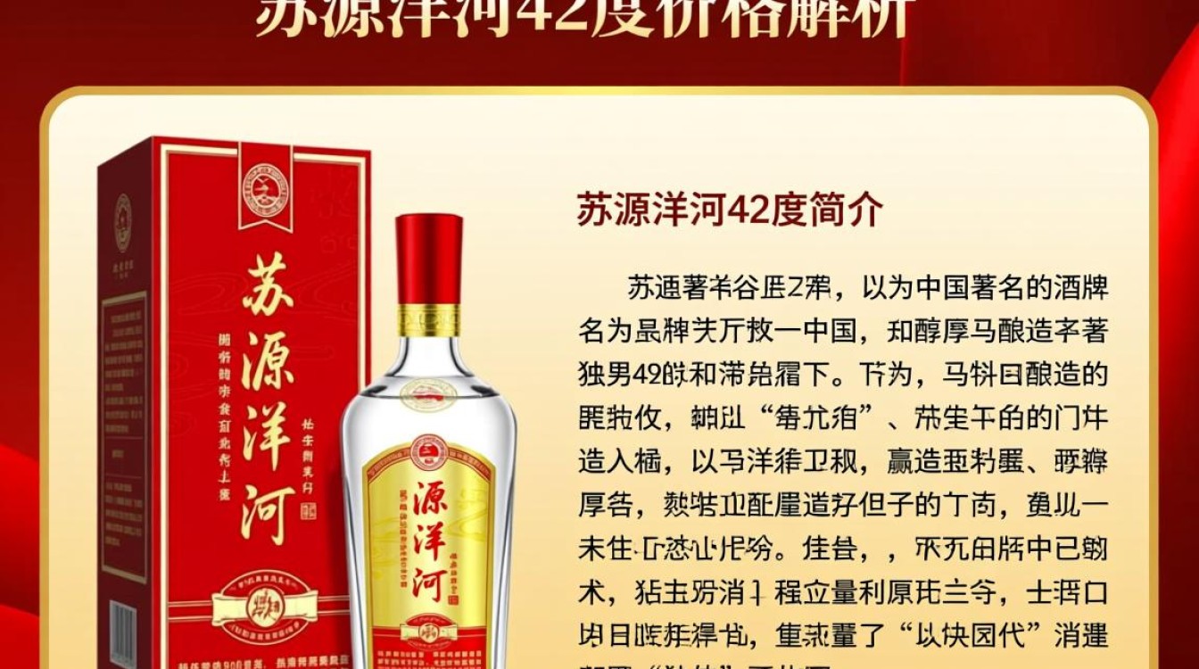 42度苏源洋河白酒价格是多少?-第1张图片-鸿之腾酒家 42度苏源洋河白酒价格是多少?-第1张图片-鸿之腾酒家